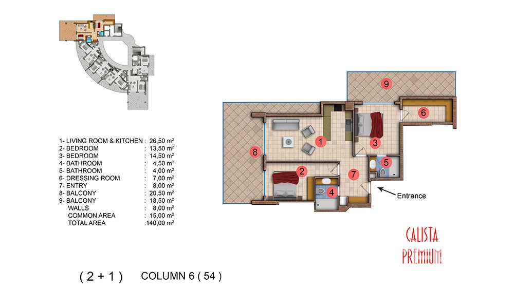 Exclusive sea front apartments in Mahmutlar, Alanya - 5068