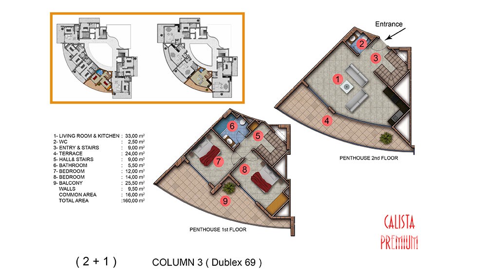 Exclusive sea front apartments in Mahmutlar, Alanya - 5077