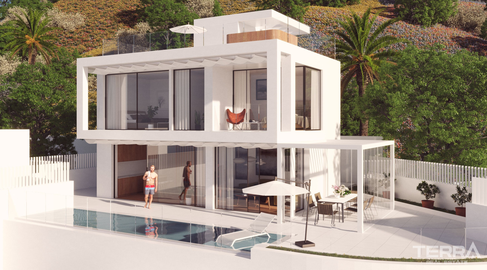 Sea View Villas with Pool for Sale in Almuñecar, Granada, Spain - 104991