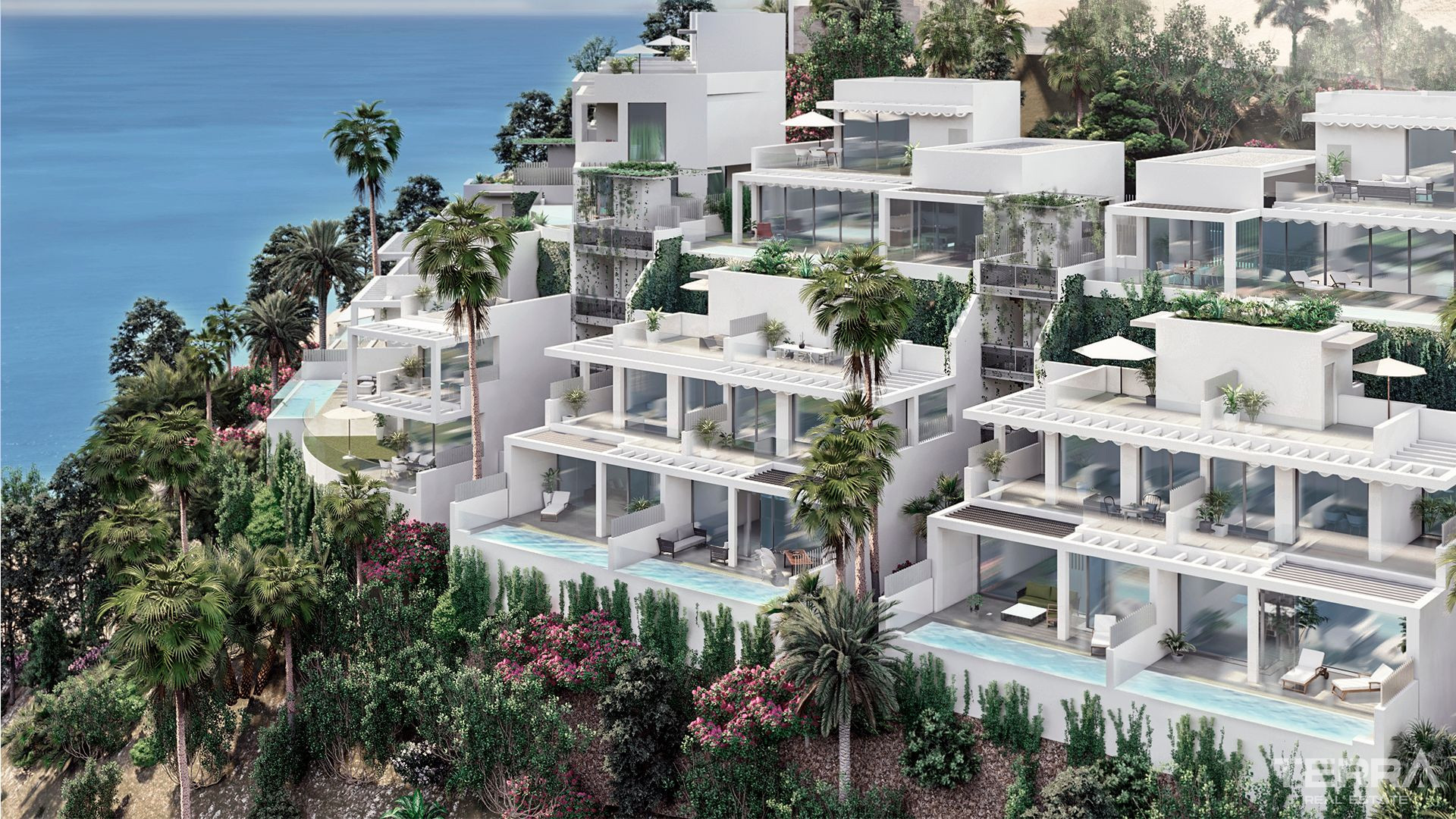 Sea View Villas with Pool for Sale in Almuñecar, Granada, Spain - 104993