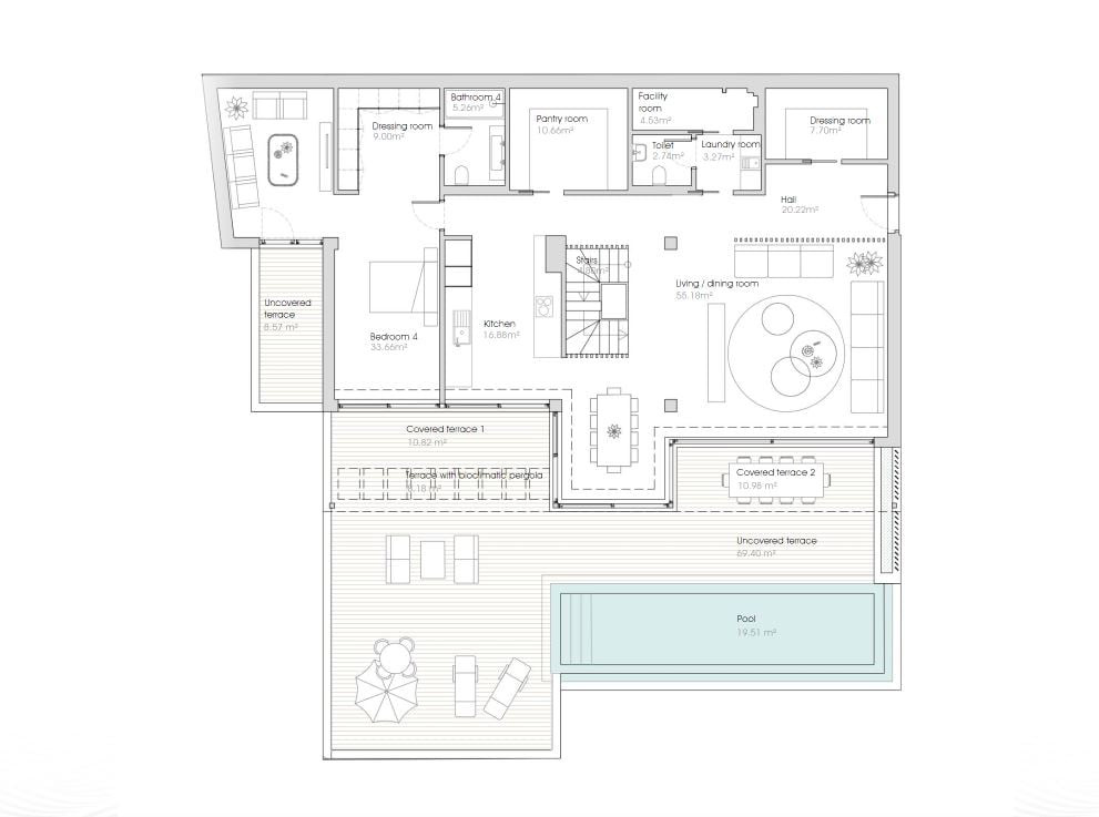 Sea View Villas with Pool for Sale in Almuñecar, Granada, Spain - 105012