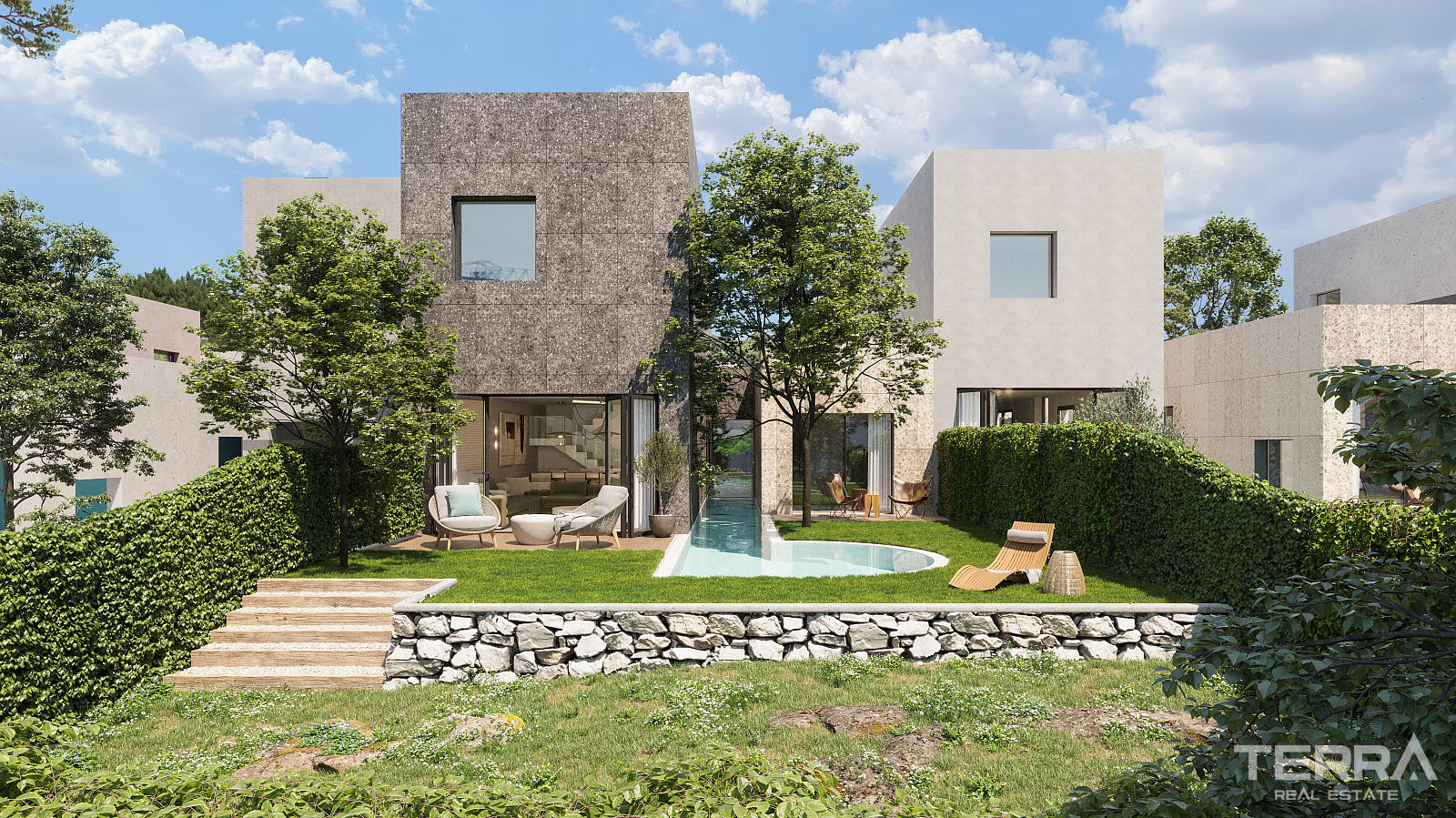 Modern Semi-Detached Homes with Pool in Las Marías Madrid, Spain - 105015