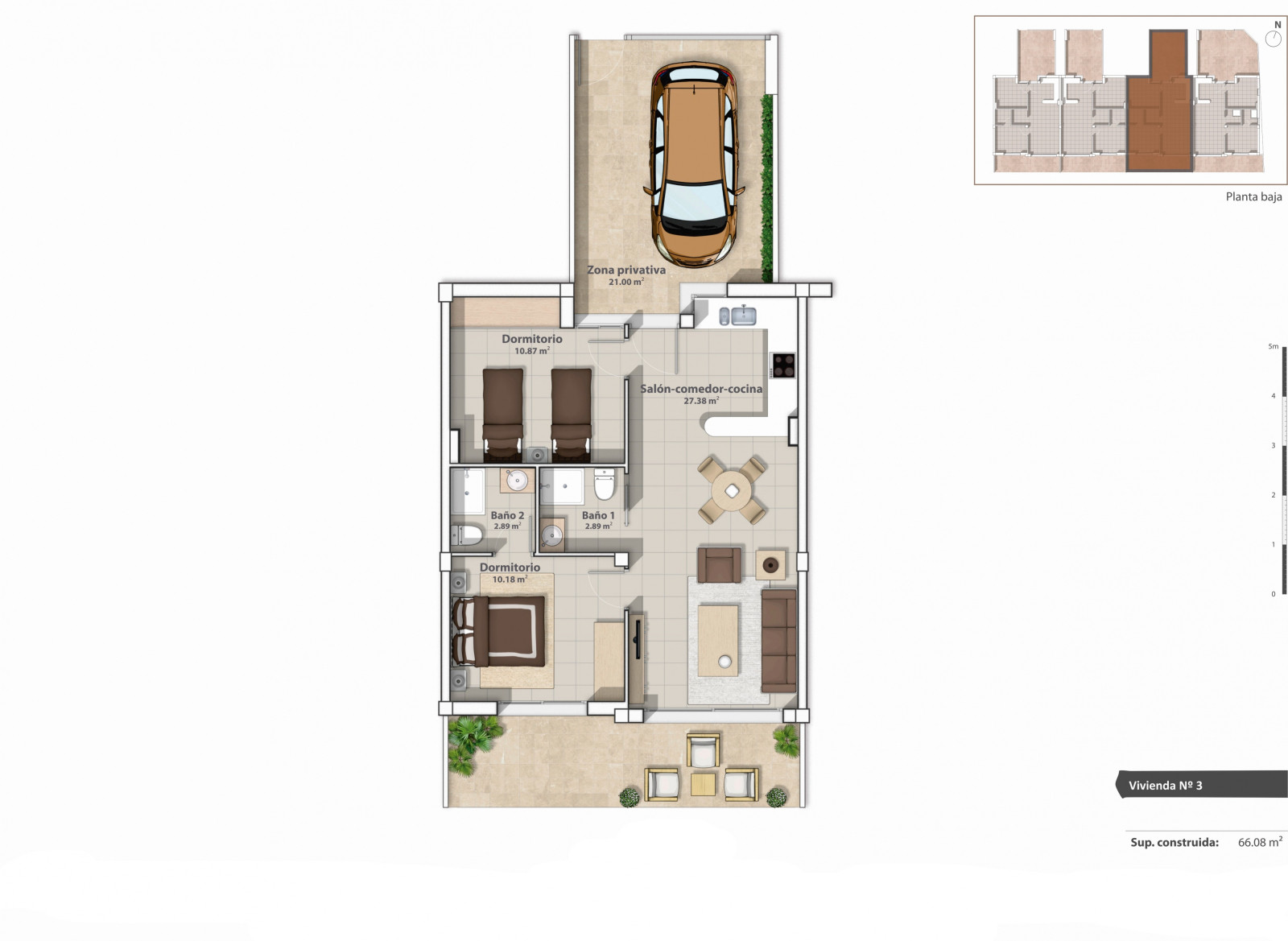 Flats for Sale in San Pedro del Pinatar, Costa Cálida, Murcia Spain - 105069