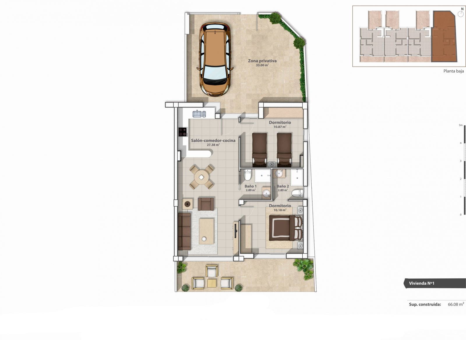 Flats for Sale in San Pedro del Pinatar, Costa Cálida, Murcia Spain - 105070