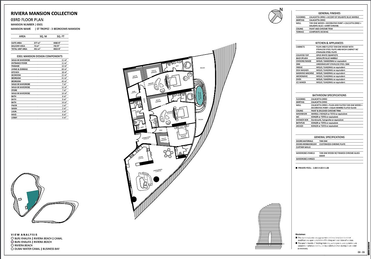 Luxury Apartments for Sale in Dubai — Bugatti Residence - 105161