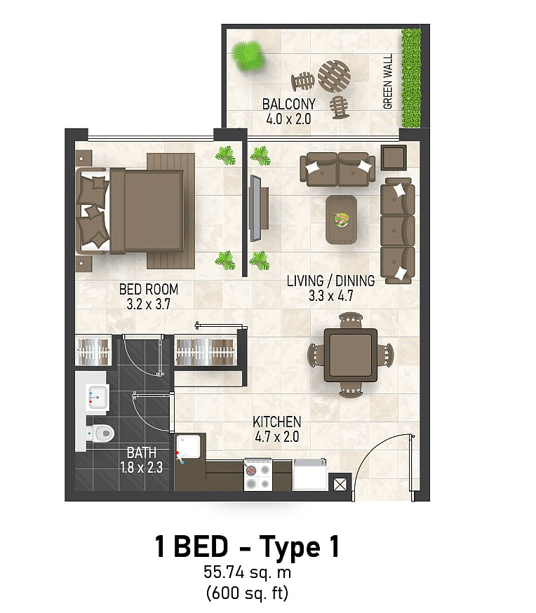 Appartements meublés à vendre à Jumeirah Village Circle, Dubaï - 105221