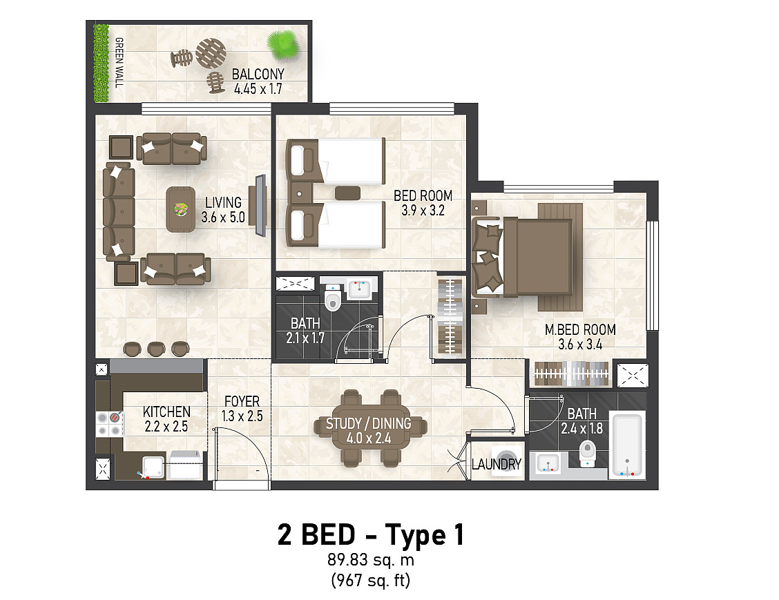 Appartements meublés à vendre à Jumeirah Village Circle, Dubaï - 105222