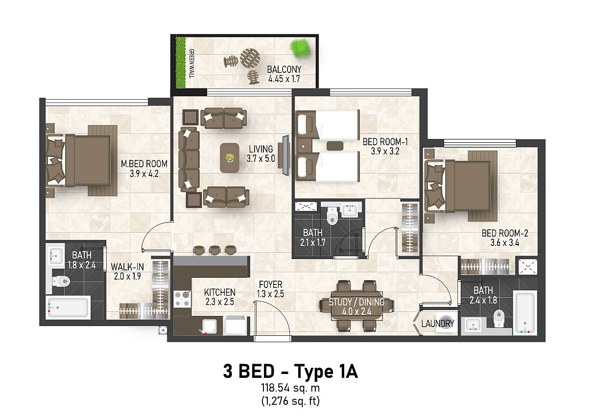 Appartements meublés à vendre à Jumeirah Village Circle, Dubaï - 105223
