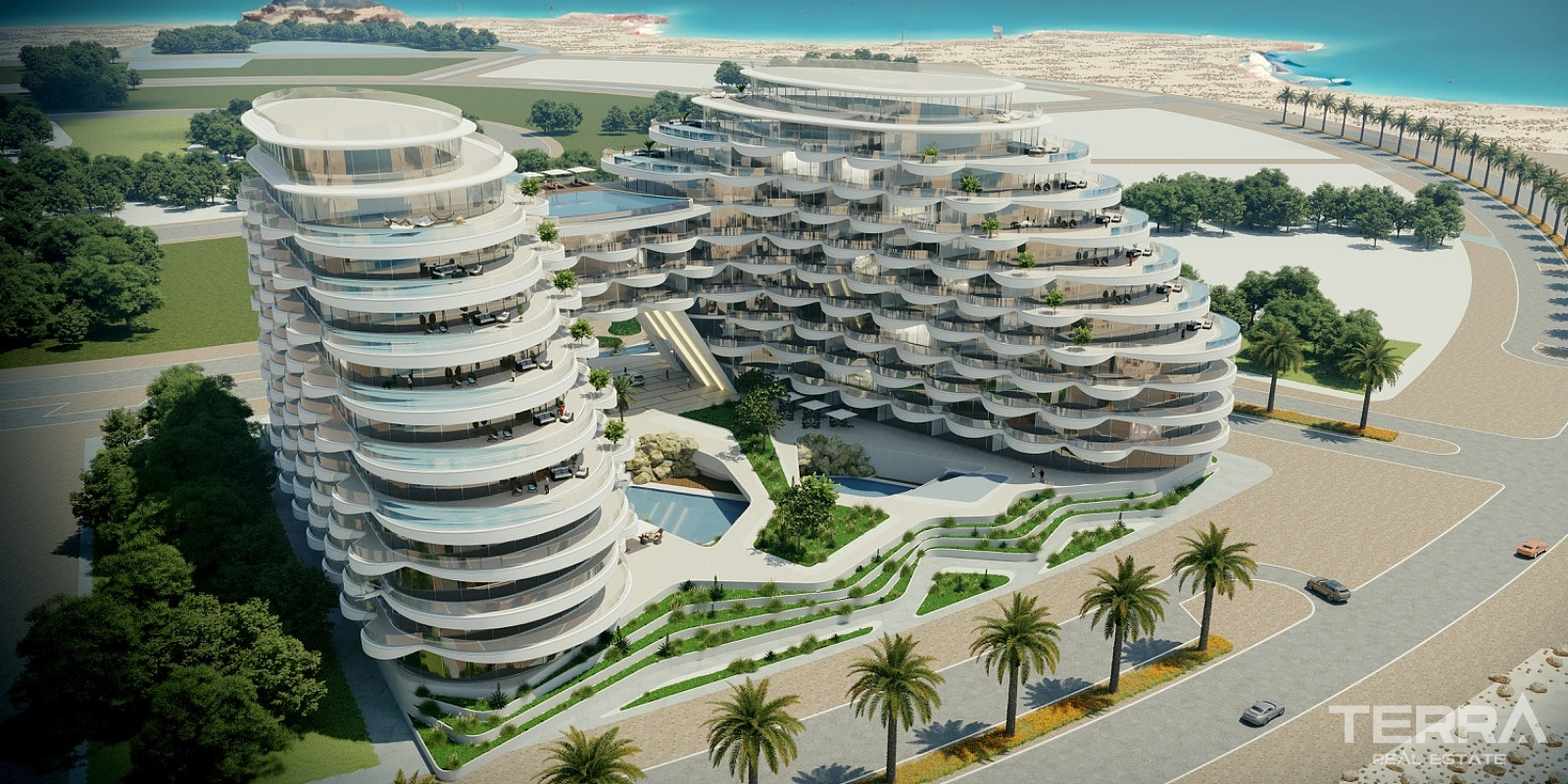 Apartments for Sale on Al Marjan Island in Ras Al Khaimah, UAE - 105257