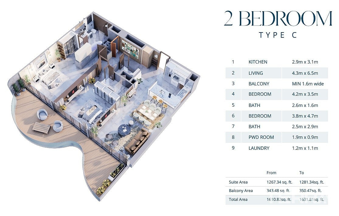 Apartments for Sale on Al Marjan Island in Ras Al Khaimah, UAE - 105271