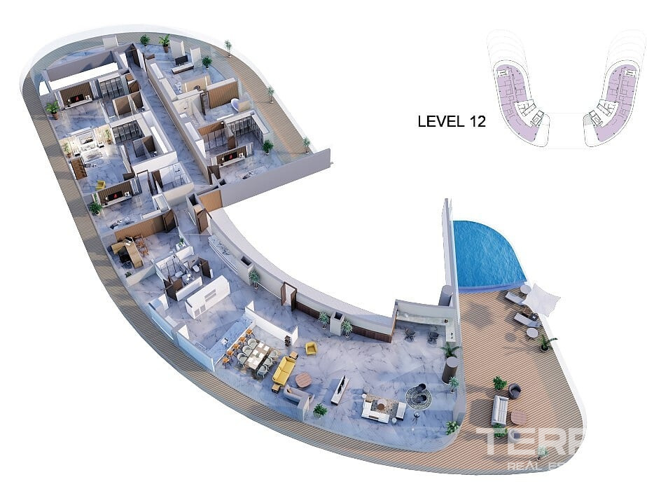 Apartments for Sale on Al Marjan Island in Ras Al Khaimah, UAE - 105274