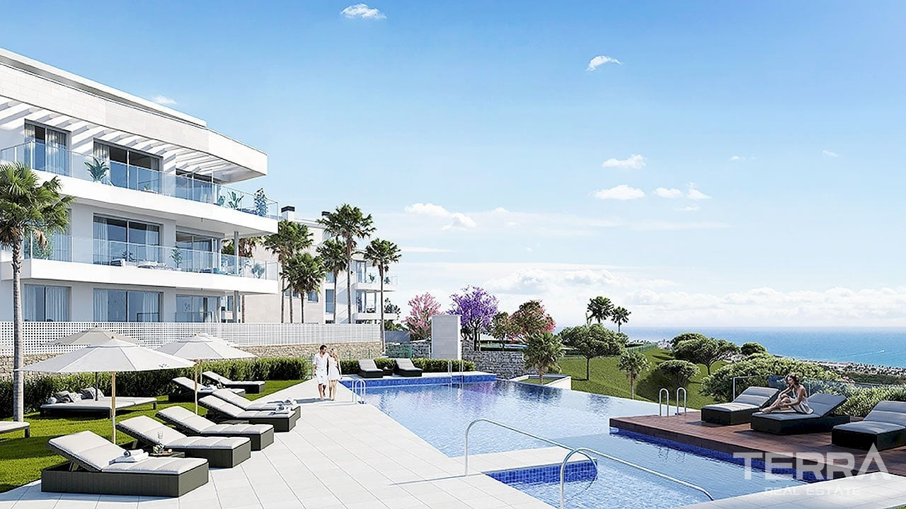 Sea View Apartments for Sale in Mijas Costa, Costa del Sol