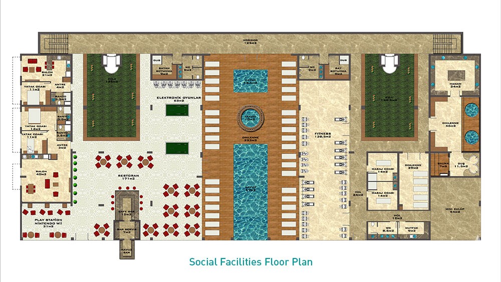 Sun Palace Garden apartments in Tosmur, Alanya - 5217