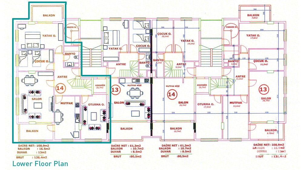 En mycket fin penthouse-lägenhet i populära Orion City Avsallar - 5235