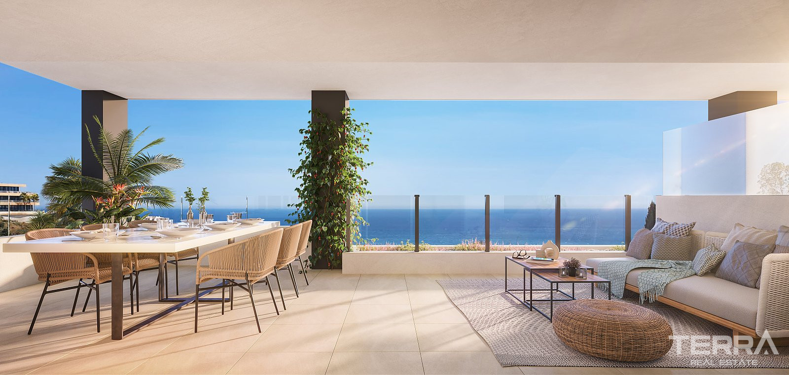 Leiligheter med havutsikt til salgs i Benalmadena, Costa del Sol, Spania