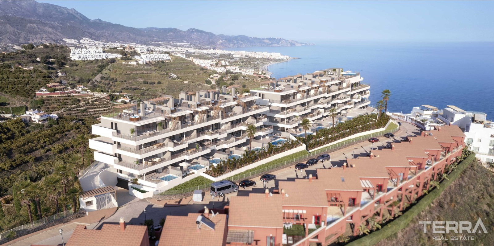 Wohnungen mit Meerblick in Torrox, Costa del Sol, Spanien