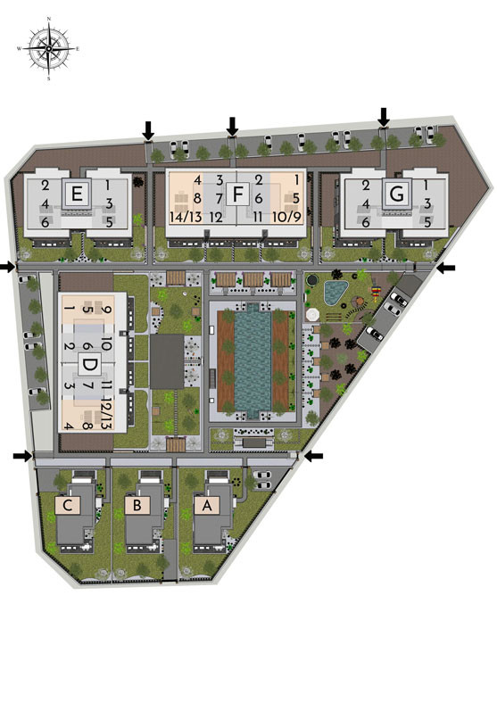 Эксклюзивные апартаменты в Habitat 39, Сиде, Соргун, Турция - 106473
