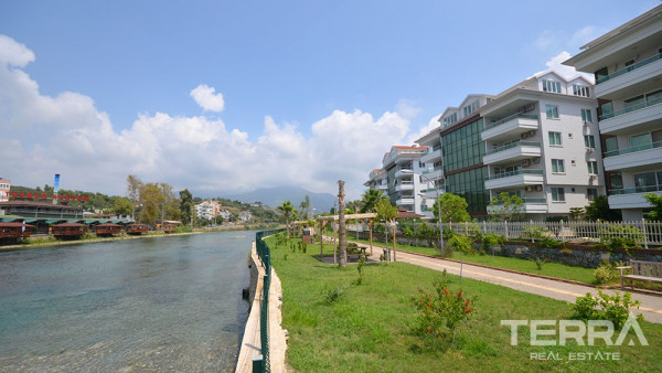 Geräumige Wohnungen zum Verkauf entlang des Dim Flusses in Alanya
