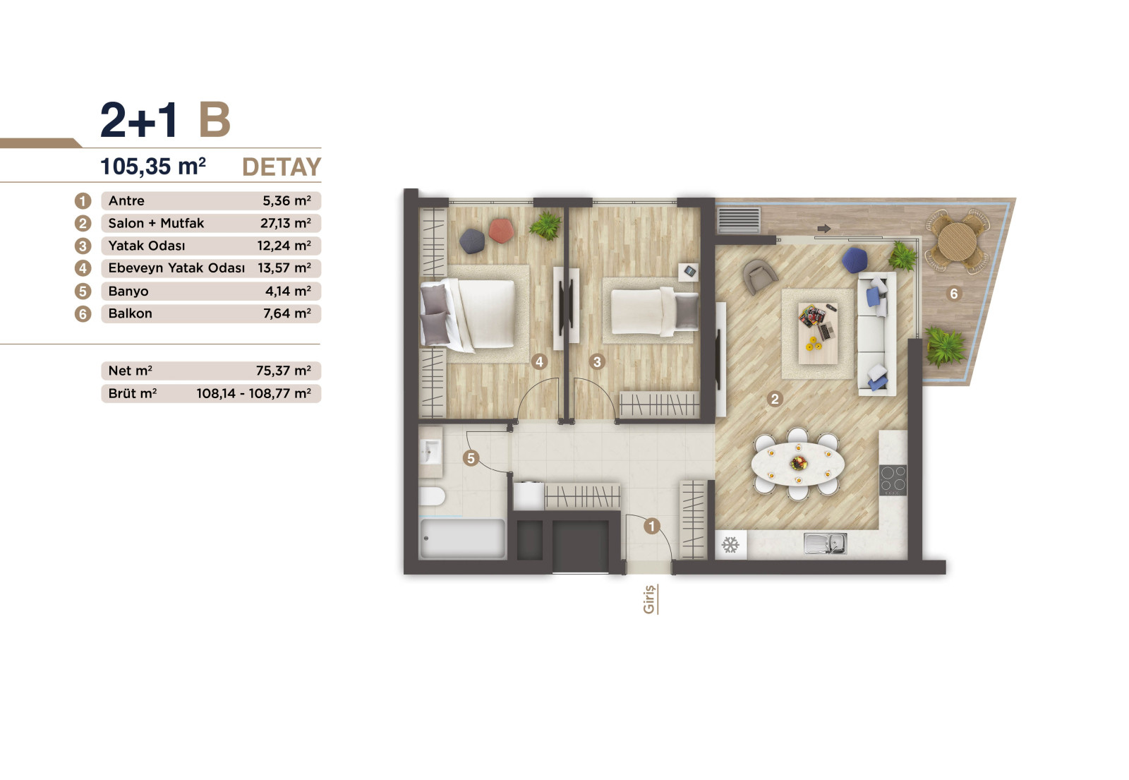 Centrally Located Apartments in Konak, Izmir, Turkey - 106404