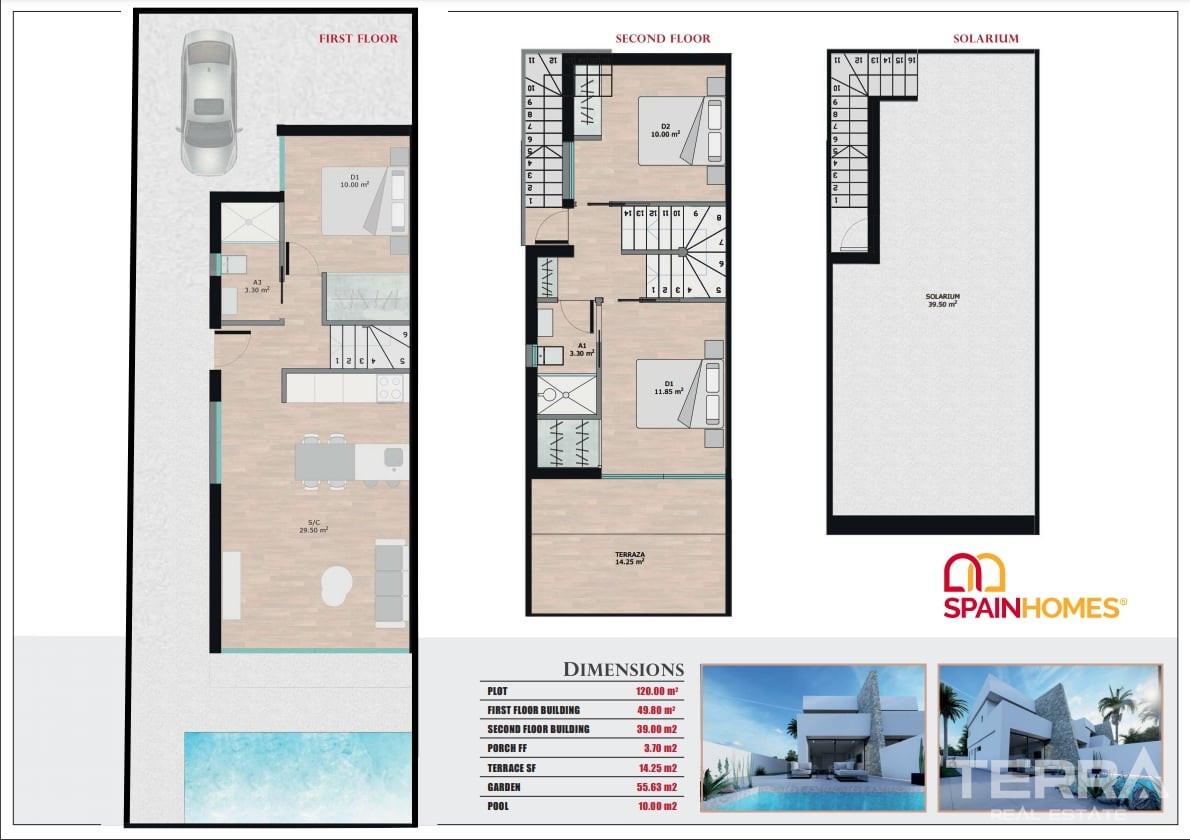 Villas for Sale in San Javier, Murcia, Costa Cálida, Spain - 106678
