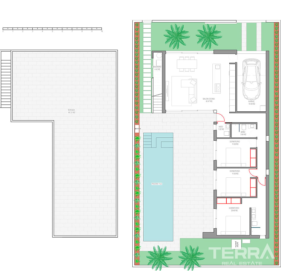 Villas with Private Pools for Sale in Los Alcázares, Murcia, Spain - 106713