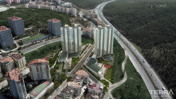 Wohnungen mit Stadt- und Waldblick in Çankaya, Ankara, Türkei