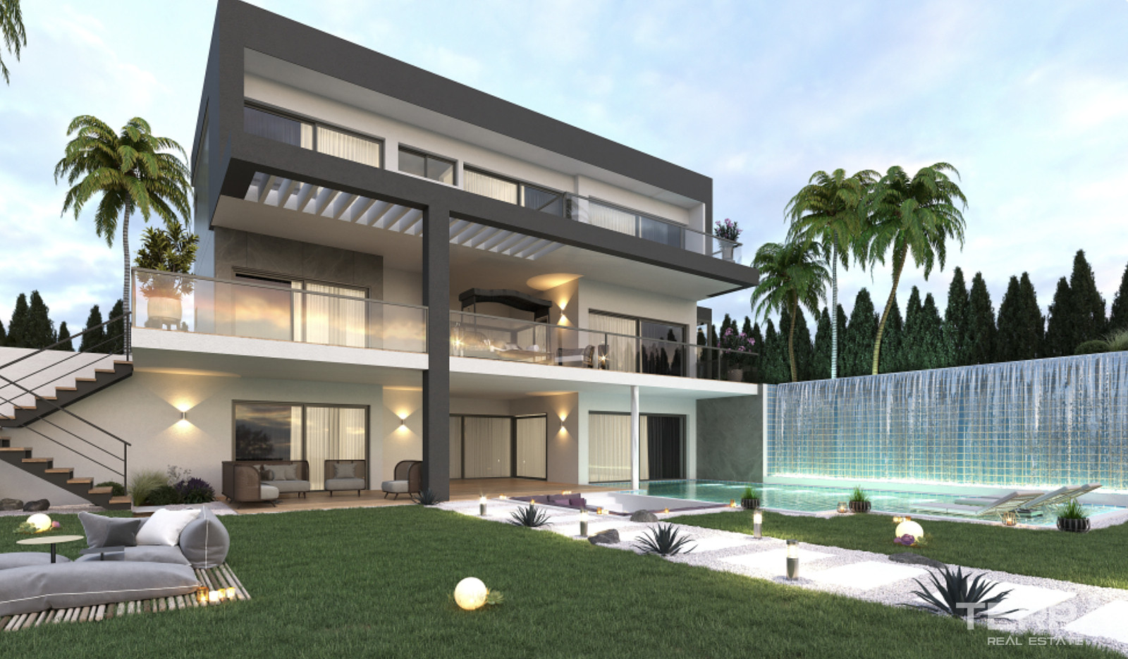 Houses with Sea View and Private Pools for Sale in Kuşadası, Turkey - 106902