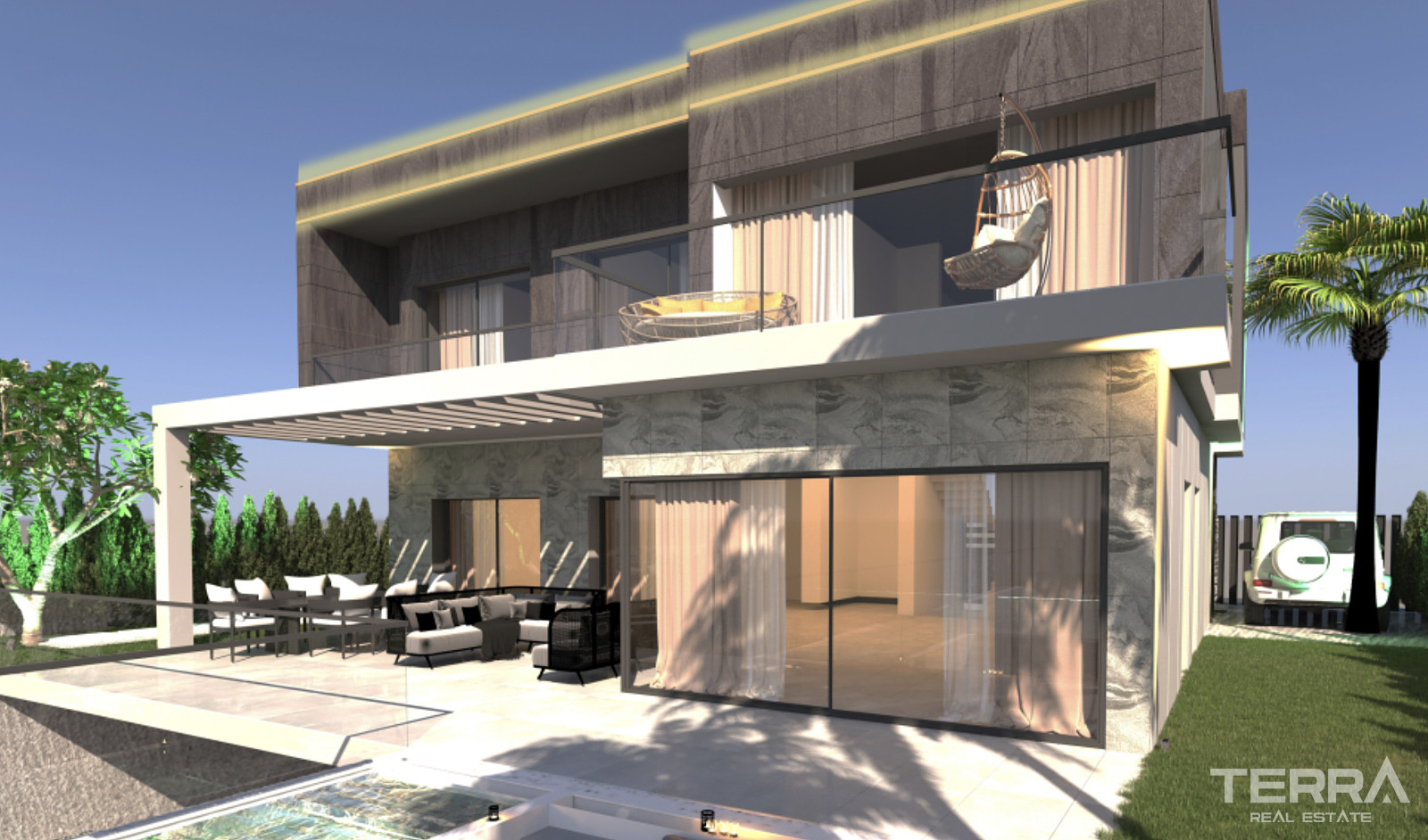 Houses with Sea View and Private Pools for Sale in Kuşadası, Turkey - 106905