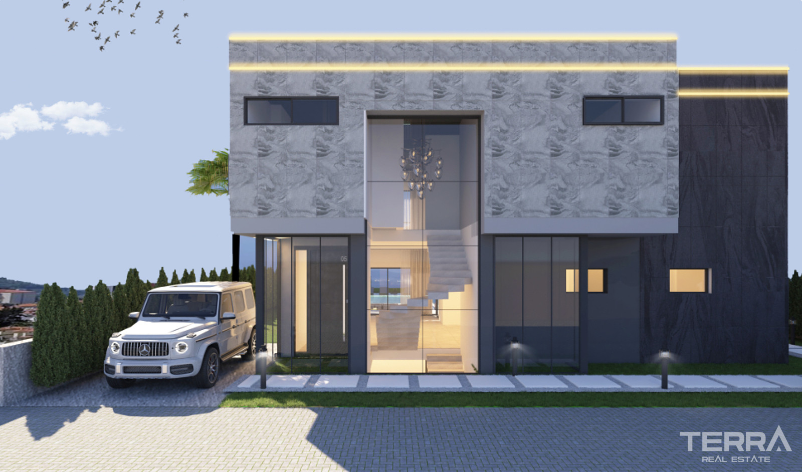 Houses with Sea View and Private Pools for Sale in Kuşadası, Turkey - 106907