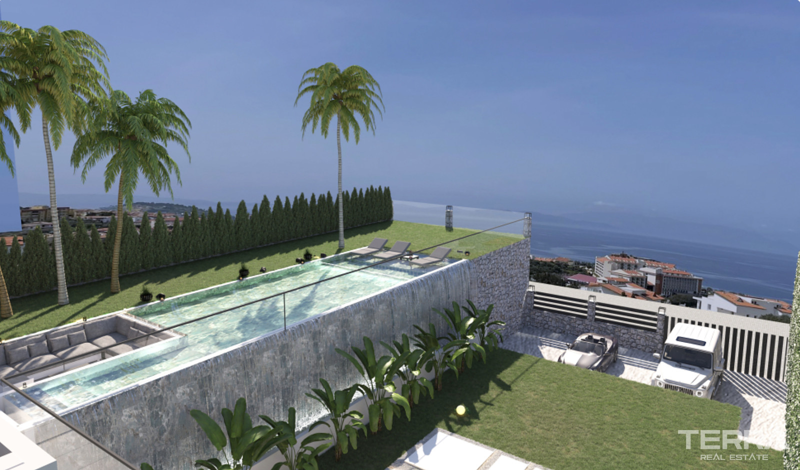 Houses with Sea View and Private Pools for Sale in Kuşadası, Turkey - 106908