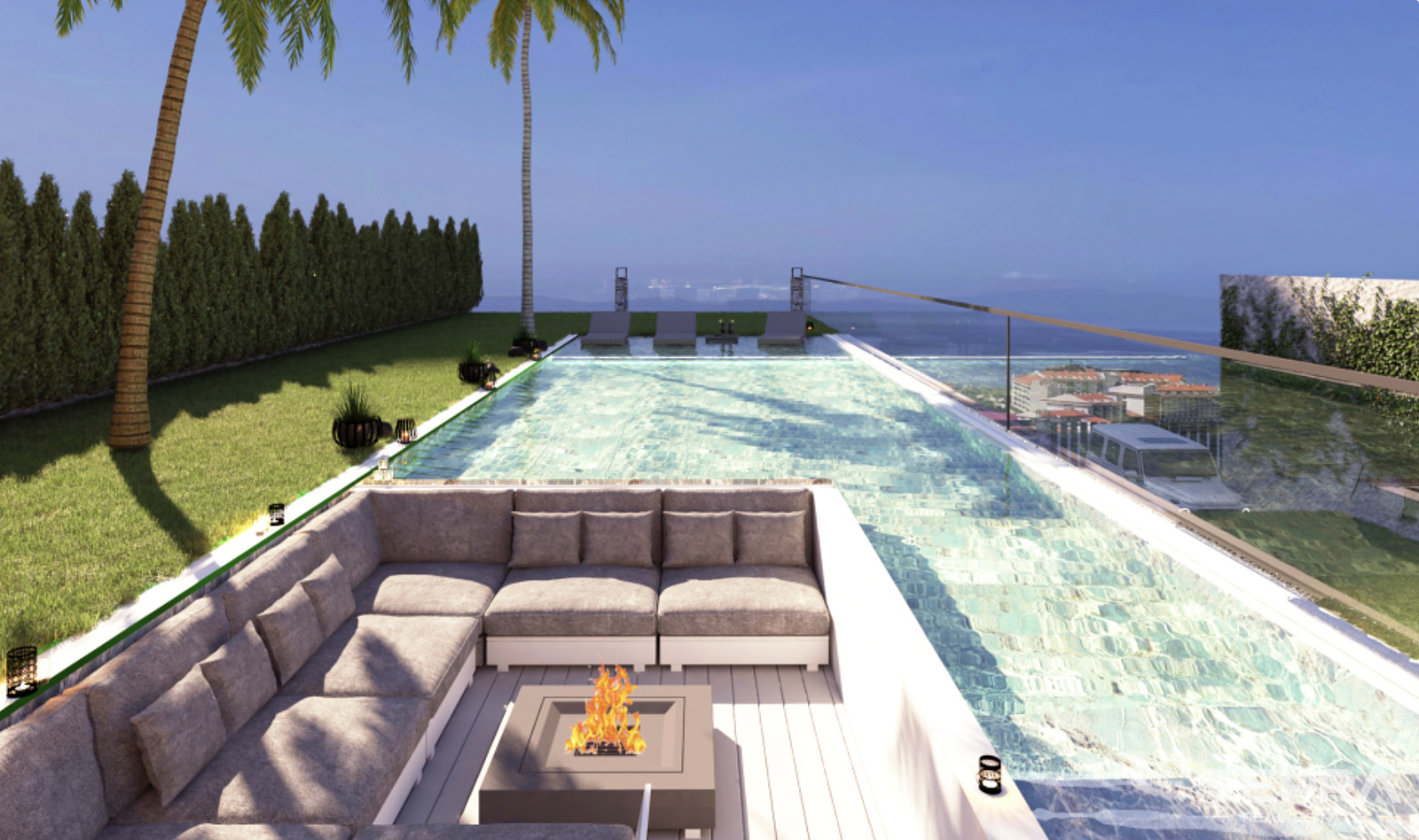 Houses with Sea View and Private Pools for Sale in Kuşadası, Turkey - 106910