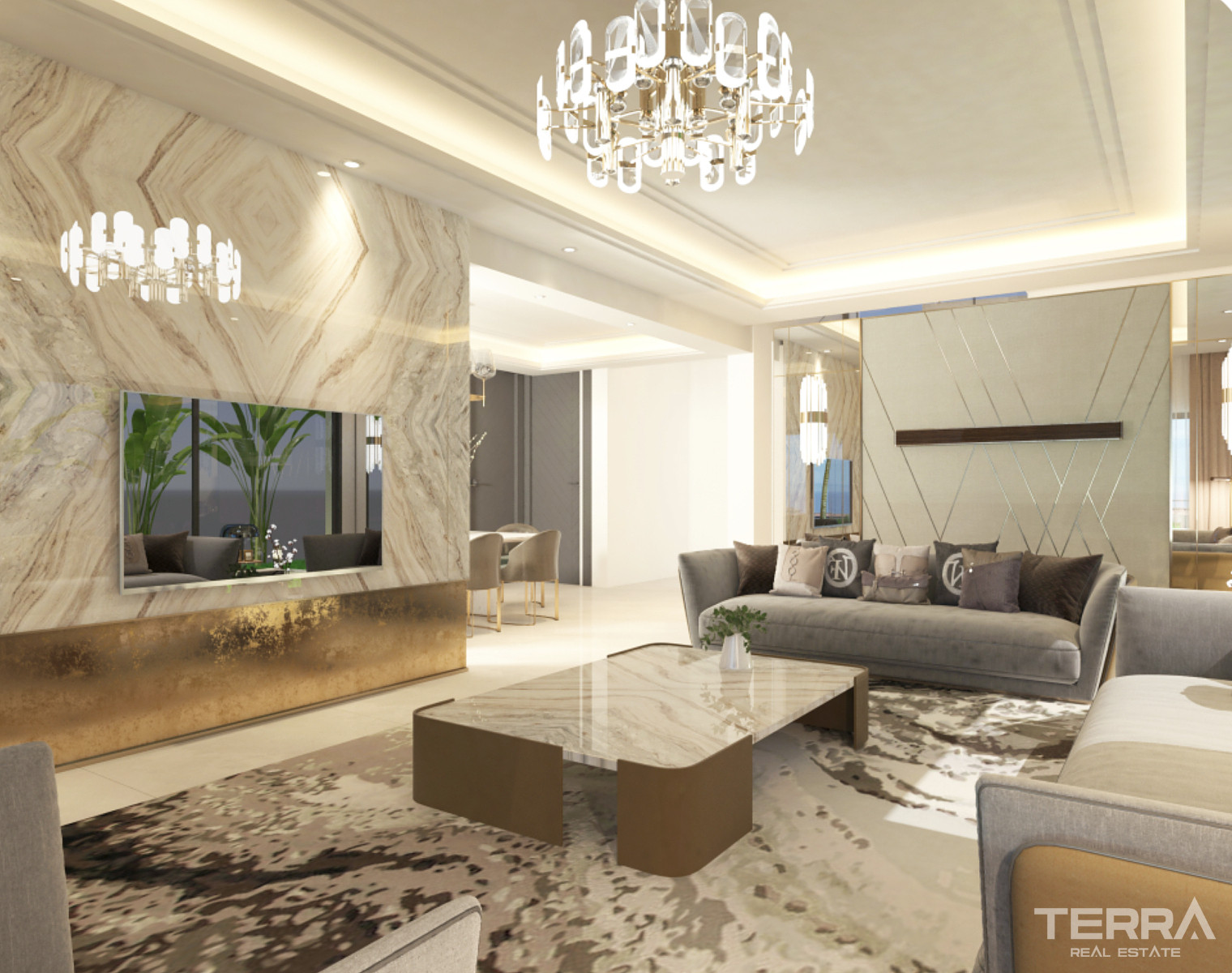 Houses with Sea View and Private Pools for Sale in Kuşadası, Turkey - 106912