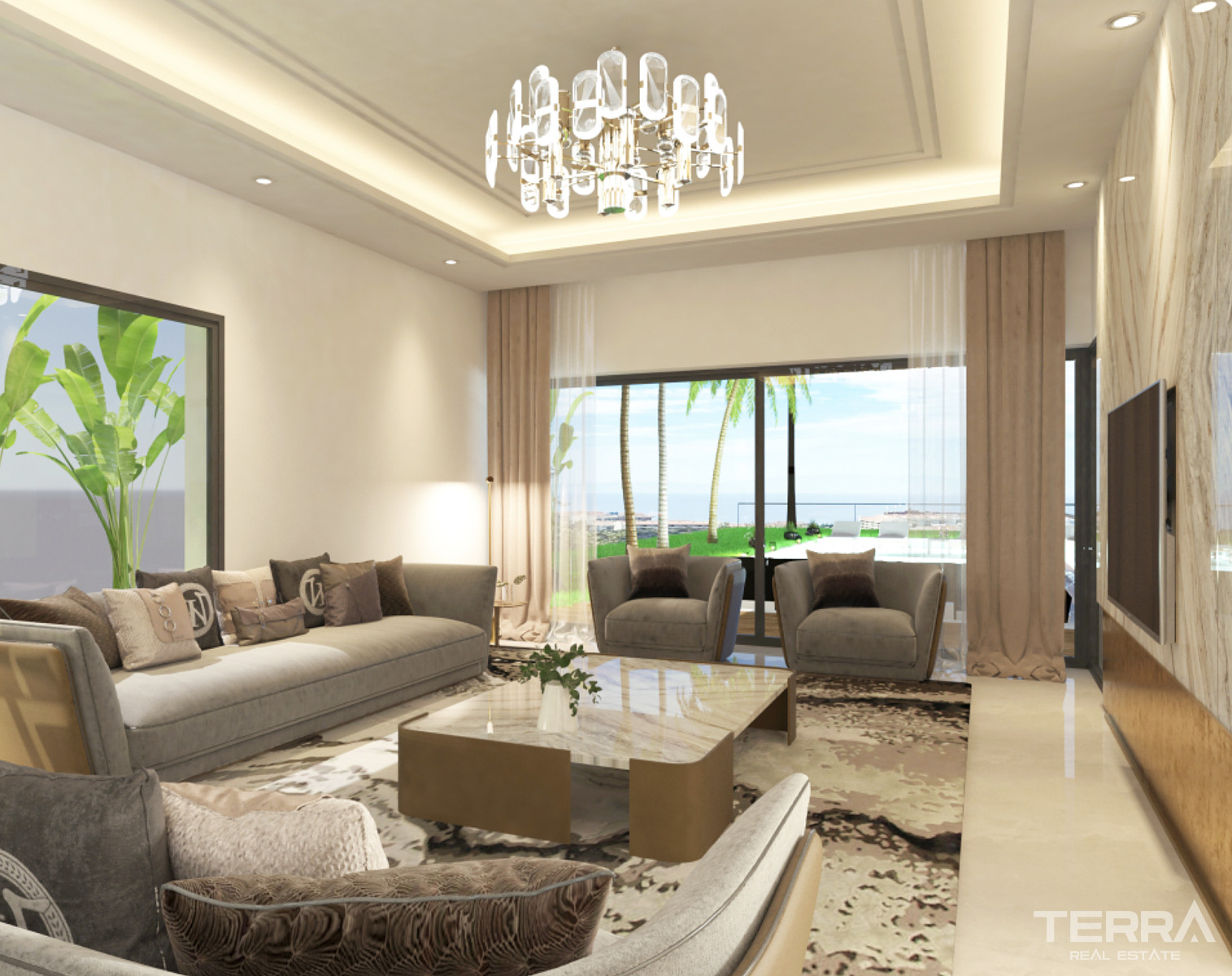 Houses with Sea View and Private Pools for Sale in Kuşadası, Turkey - 106913