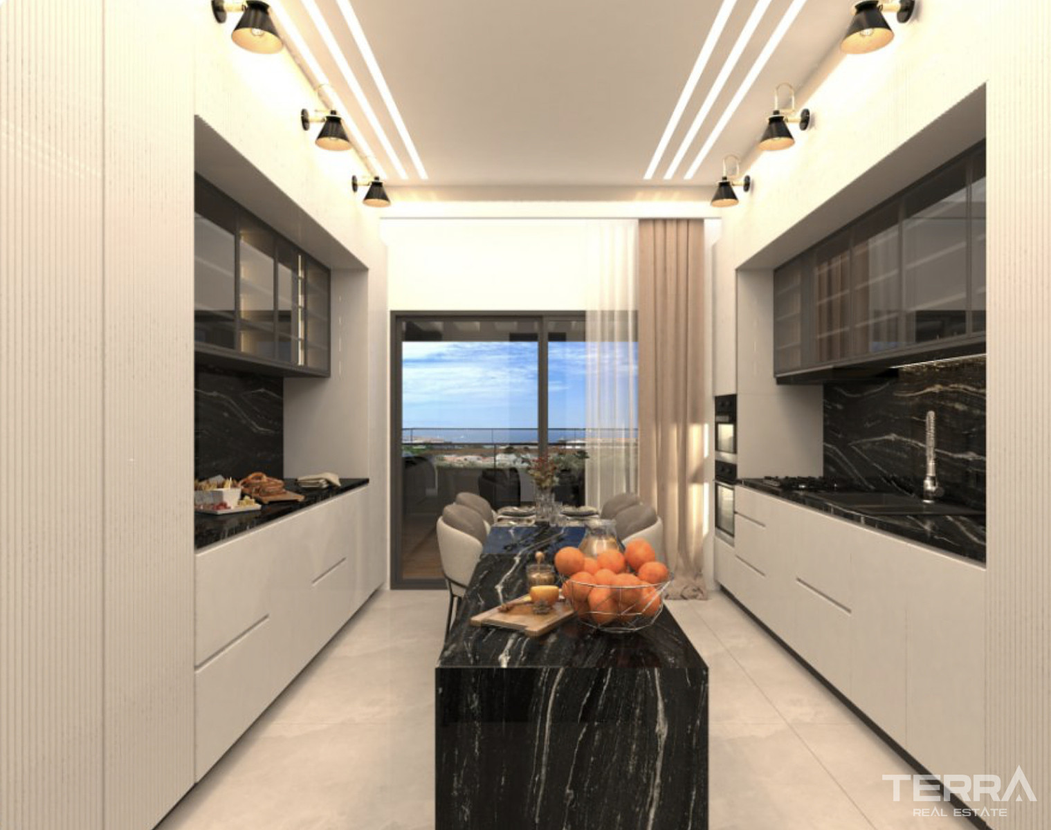 Houses with Sea View and Private Pools for Sale in Kuşadası, Turkey - 106918