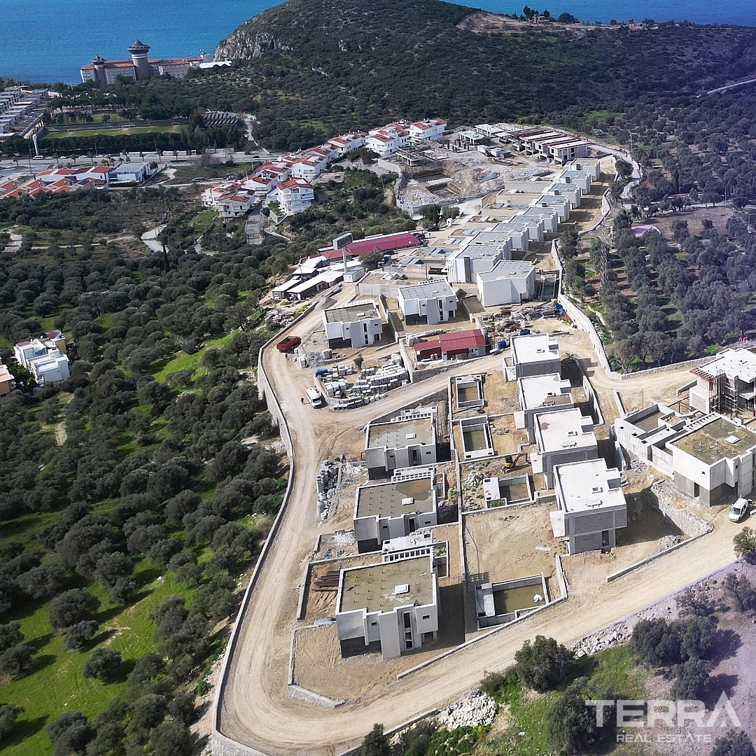 Houses with Sea View and Private Pools for Sale in Kuşadası, Turkey - 106927