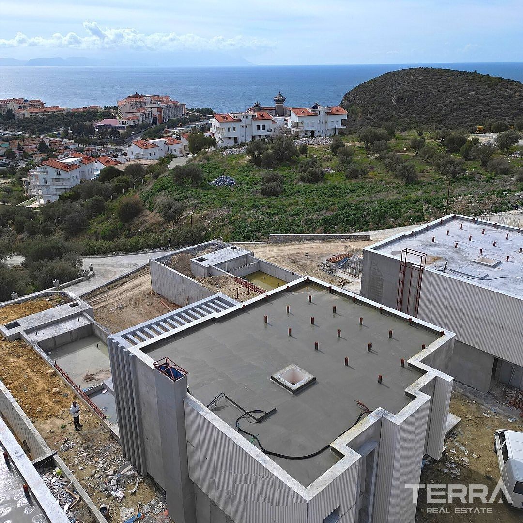 Houses with Sea View and Private Pools for Sale in Kuşadası, Turkey - 106931
