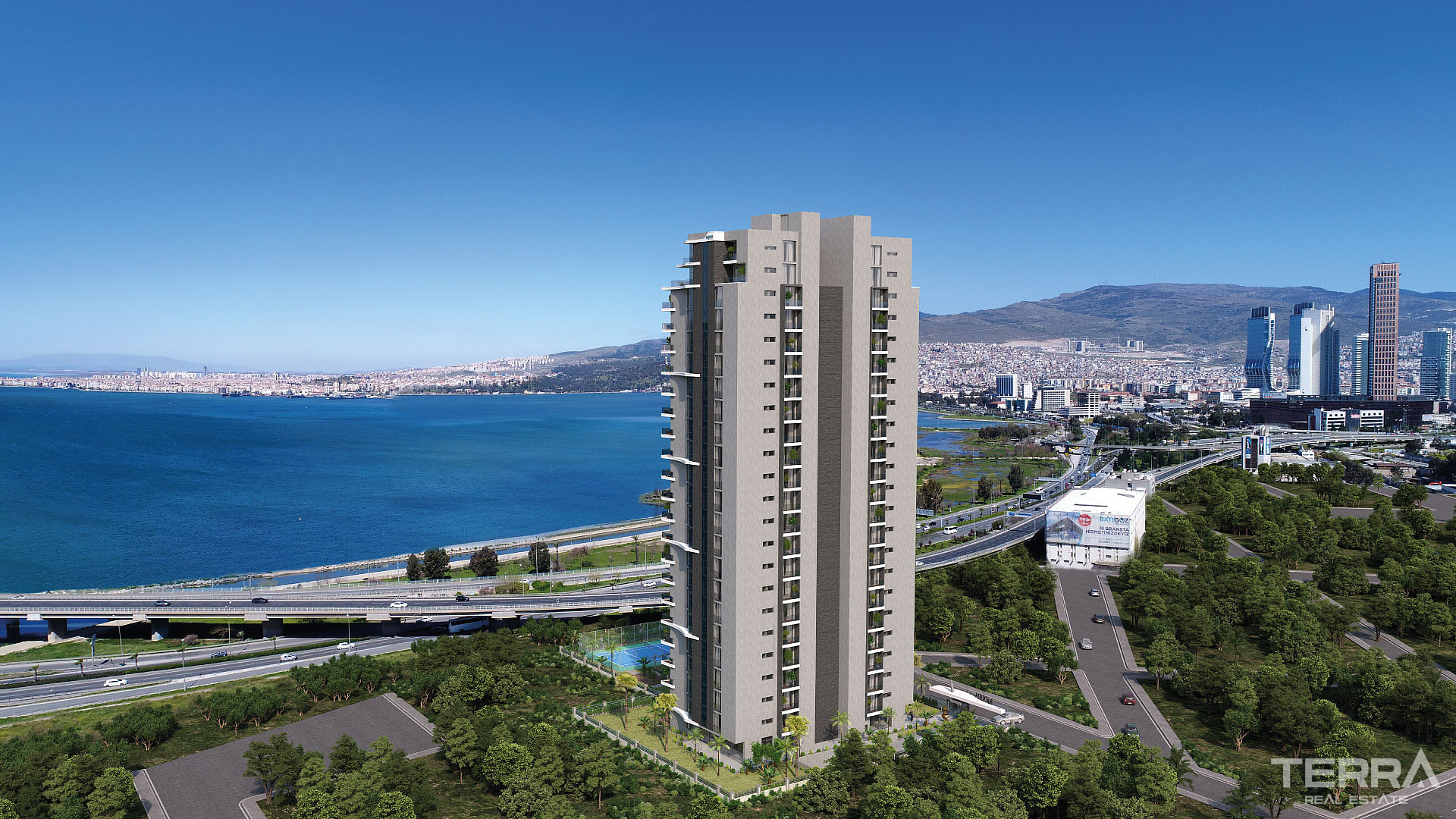 Appartements avec vue mer à vendre à İzmir, Konak, Turquie - 107045