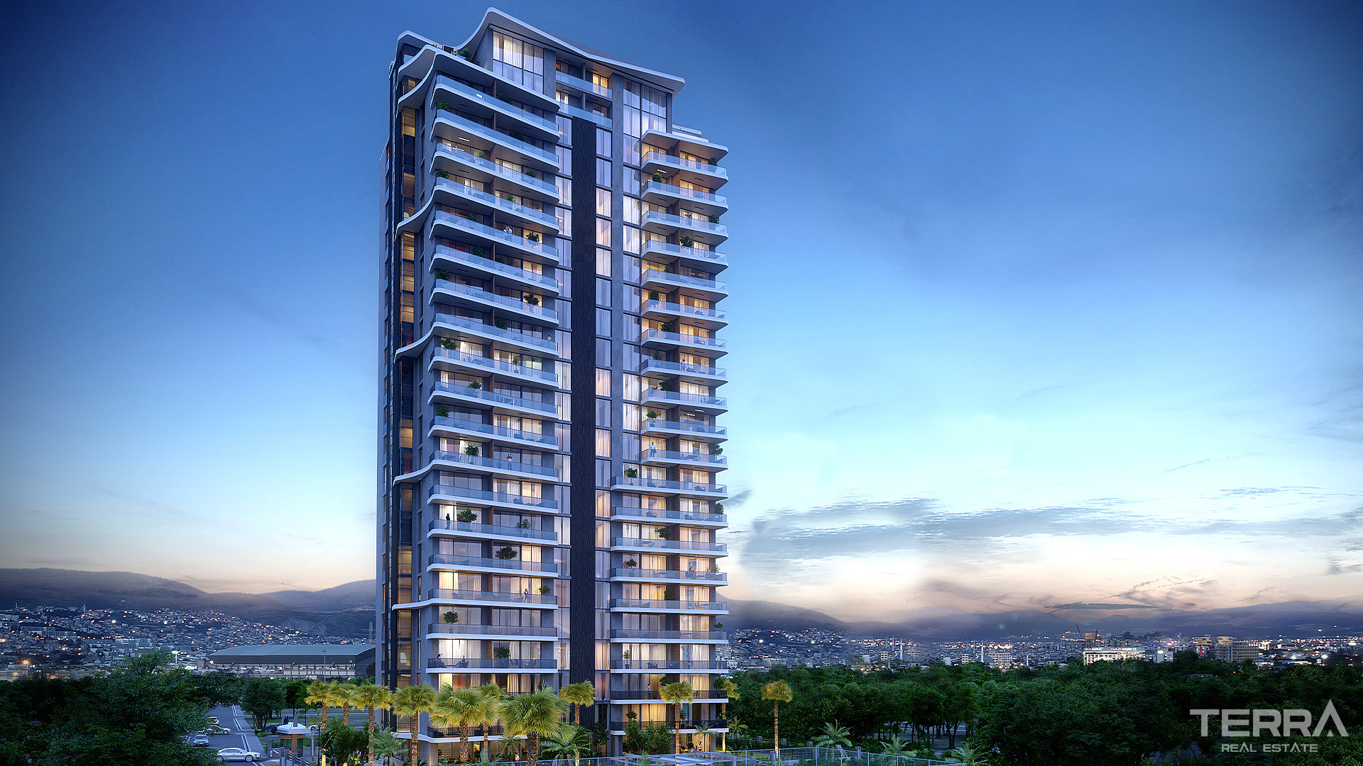 Appartements avec vue mer à vendre à İzmir, Konak, Turquie - 107048