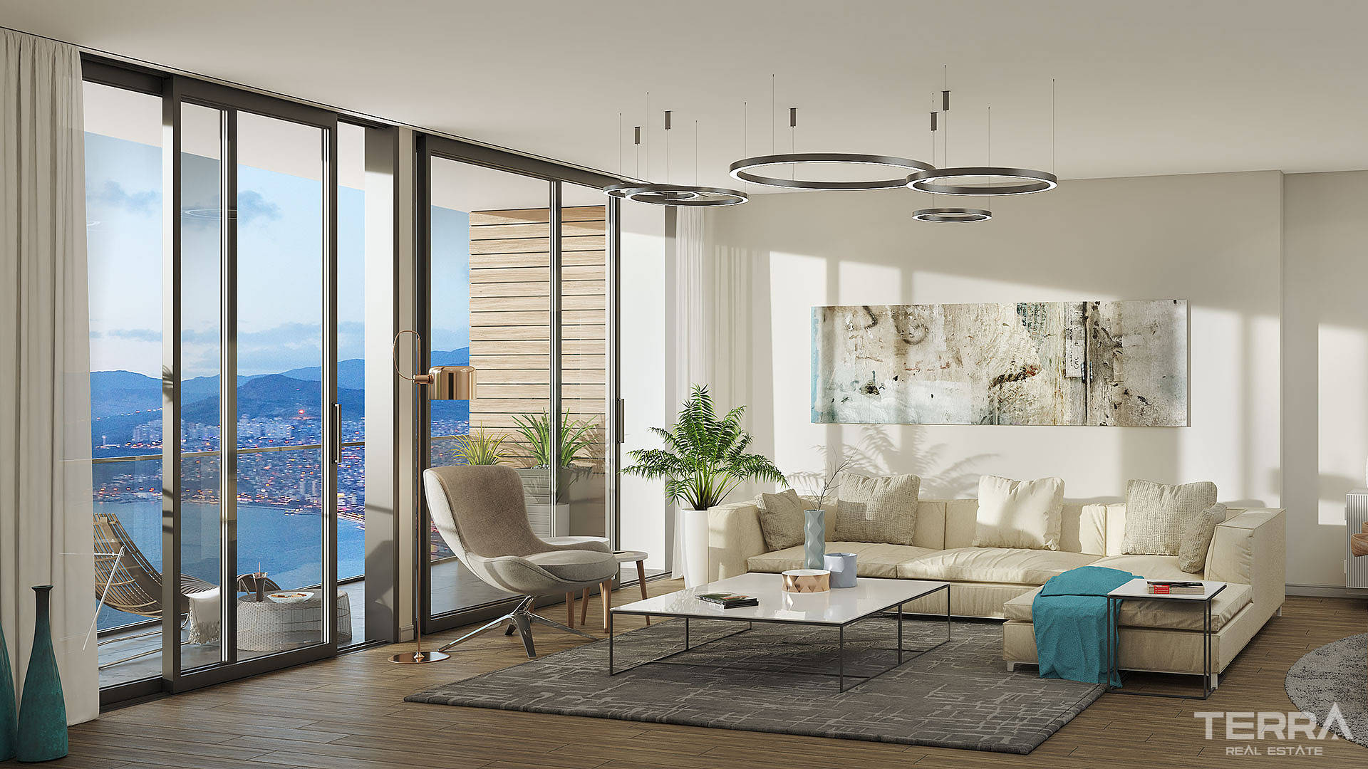 Appartements avec vue mer à vendre à İzmir, Konak, Turquie - 107054