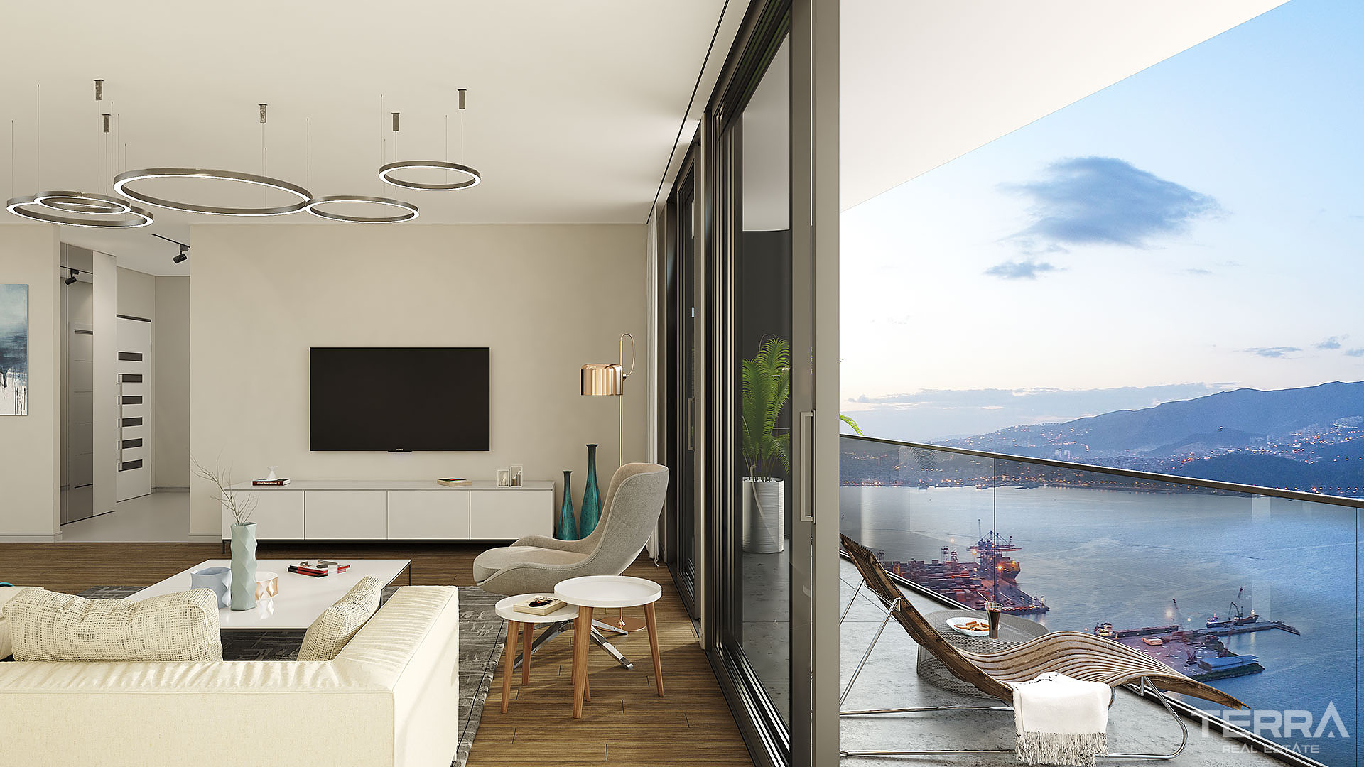 Appartements avec vue mer à vendre à İzmir, Konak, Turquie - 107056