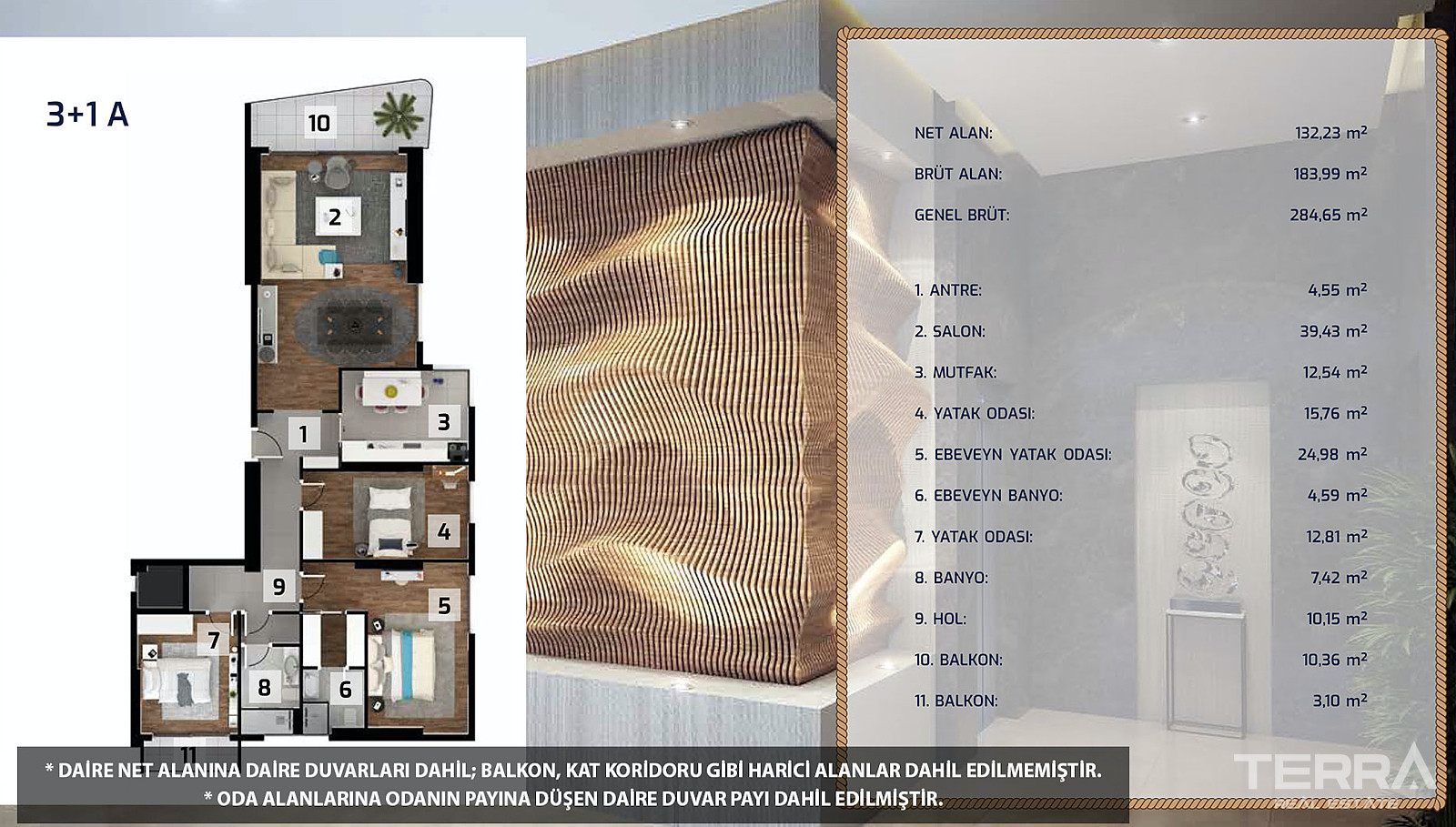 Appartements avec vue mer à vendre à İzmir, Konak, Turquie - 107065