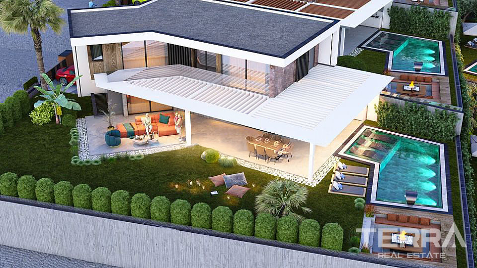Villas with Private Pools for Sale in Kuşadası, Aydın, Turkey - 107250