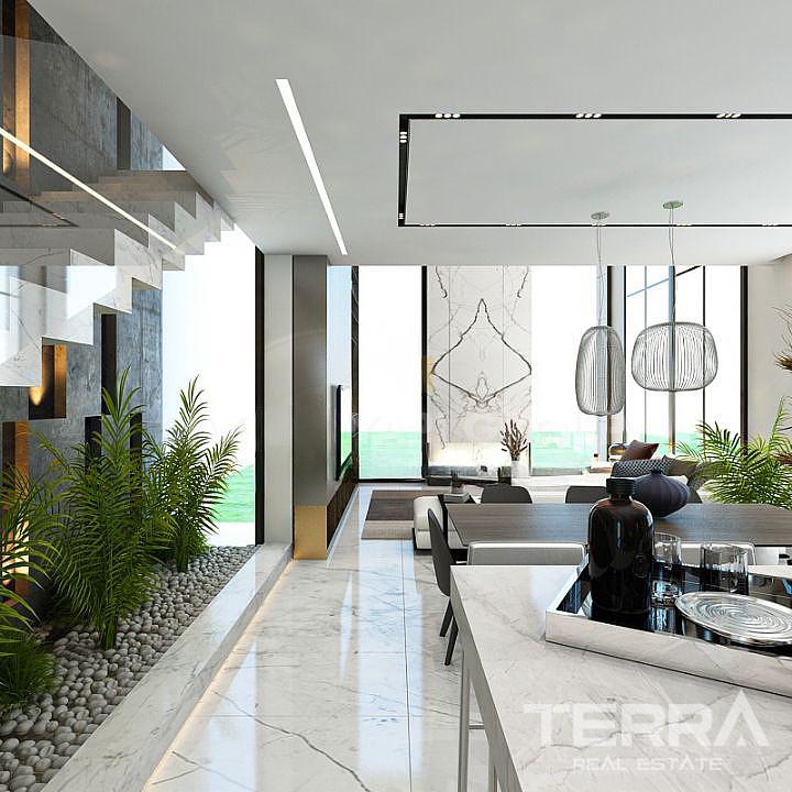 Freistehende Villen mit Privatpool zum Verkauf in Kuşadası, Türkei - 107369