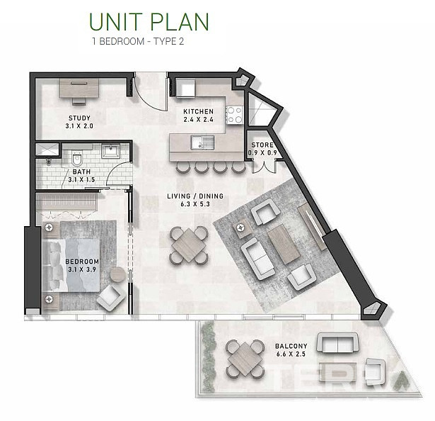 Golf Apartments for Sale in Damac Hills, Dubai, UAE - 107664