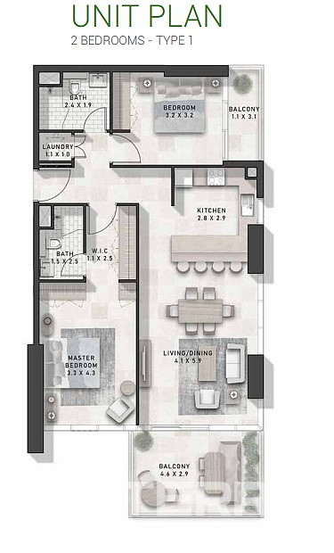 Golf Apartments for Sale in Damac Hills, Dubai, UAE - 107665