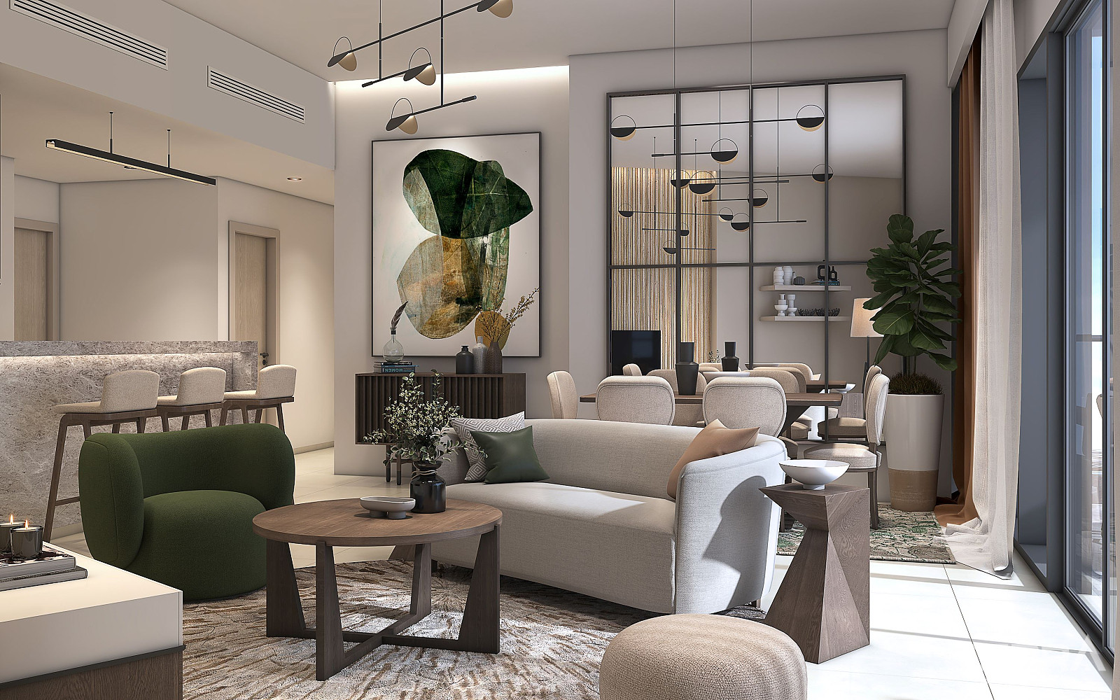 Lägenheter till salu i Golf Apartments, Damac Hills, Dubai - 107675