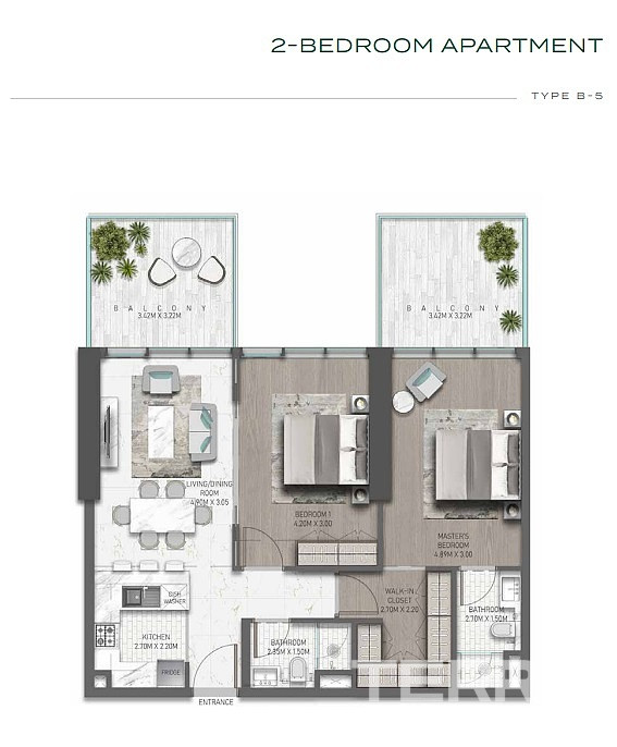 Lägenheter till salu i Golf Apartments, Damac Hills, Dubai - 107682