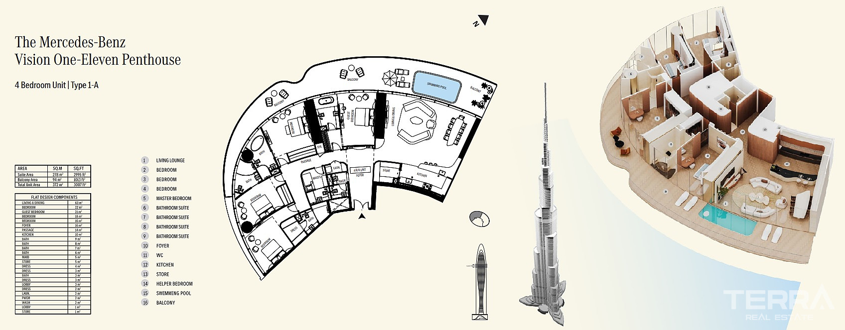 Mercedes Benz Apartments for Sale in Downtown Dubai, UAE - 107764