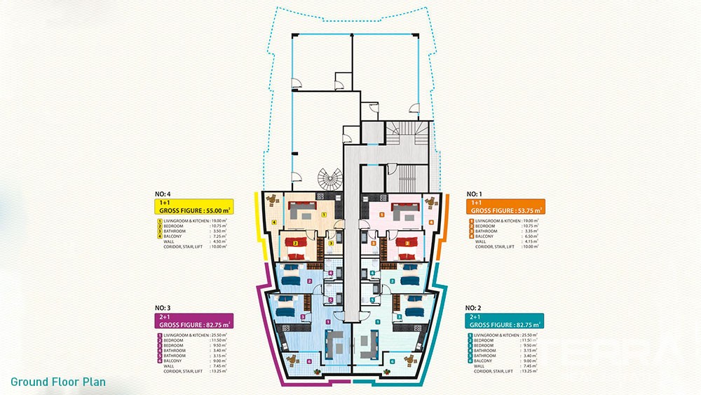 Exclusive Apartments in Alanya City Centre - 5443