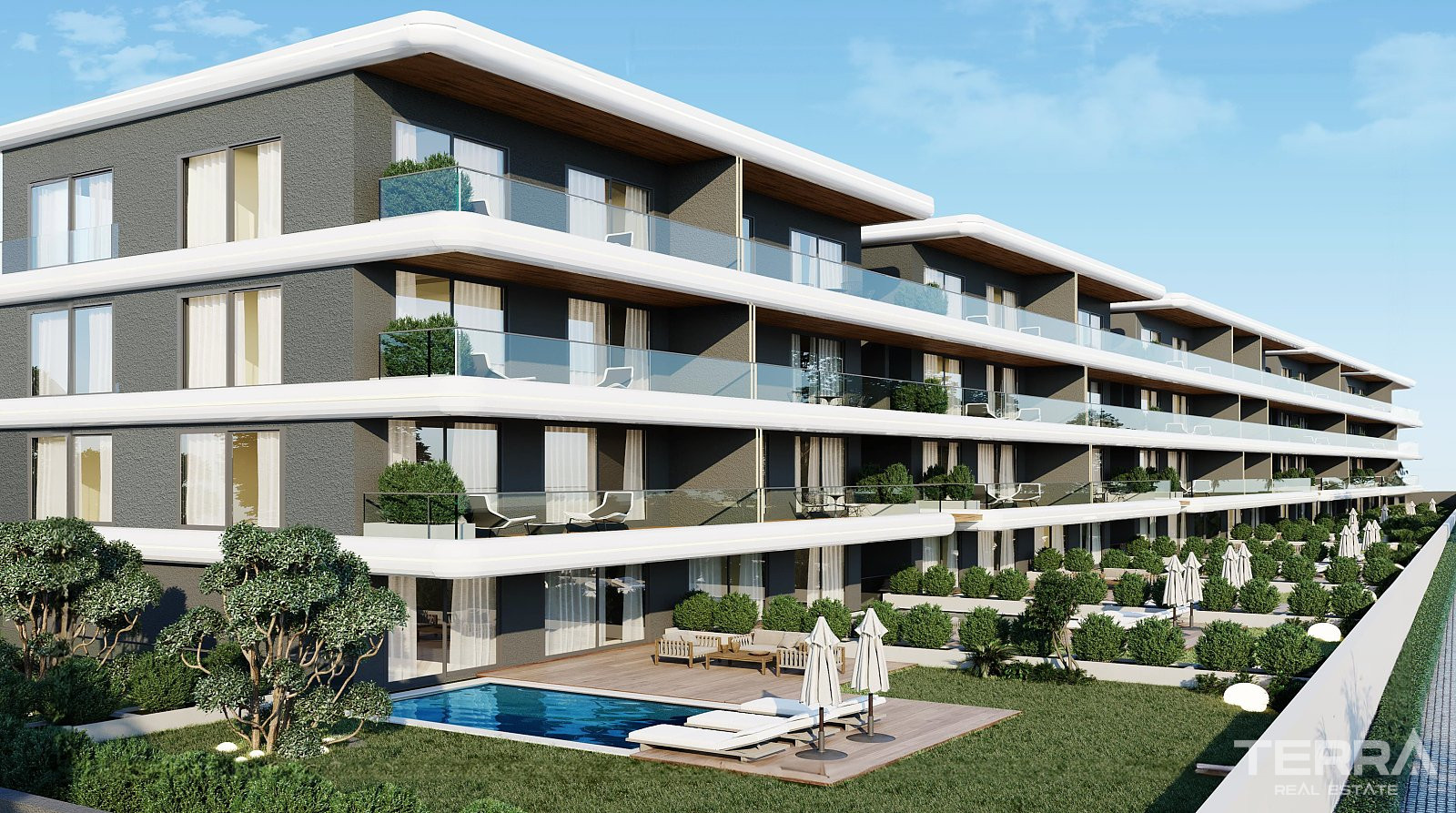 Eksklusive lejligheder med havudsigt til salg i Çeşme, İzmir - 107830